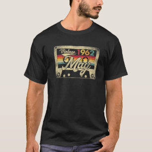 Camiseta Maio De 1962 60º Aniversário Presente Com 60 Anos