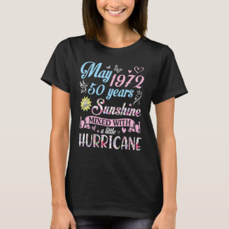 Camiseta Maio De 1972 Aniversário De 50 Anos De Mistura De