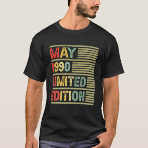 Camiseta Maio de 1990 Limited Edition Oferece 30 de Imagem