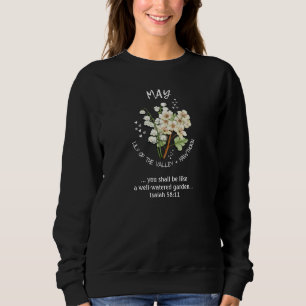 Camiseta MAIO - Mês de Nascimento Cristão Flor