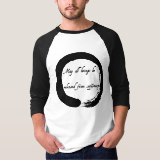 Camiseta "Maio todos os seres sejam liberados" do tshirt de
