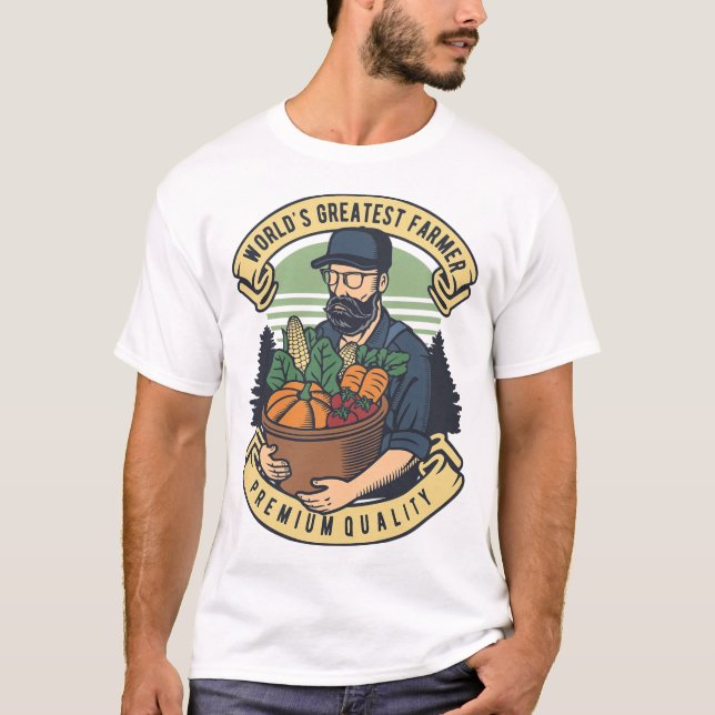 Camiseta Maior agricultor do mundo (Frente)