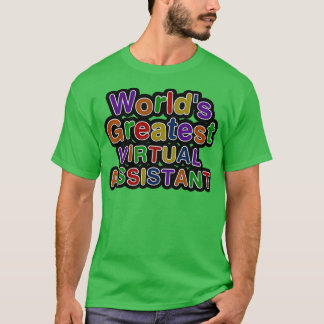Camiseta Maior Assistente Virtual do Worldx27s