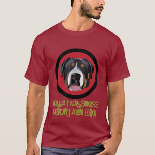 CAMISETA MAIOR CÃO DA MONTANHA SUÍÇA
