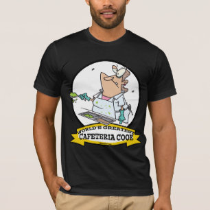 CAMISETA MAIOR CARTÃO DE LADY DE COZINHOS DA CAIETÉRIA DO