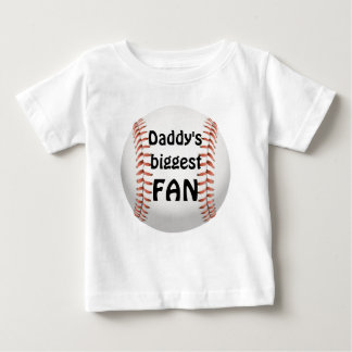 Camiseta Maior Fã do Papai Beisebol Familiar