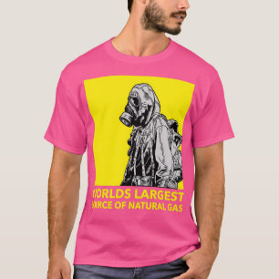 Camiseta Maior fonte mundial de gás natural 39