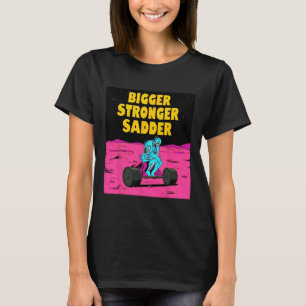 Camiseta Maior Forte Elevação de Peso do Sadder