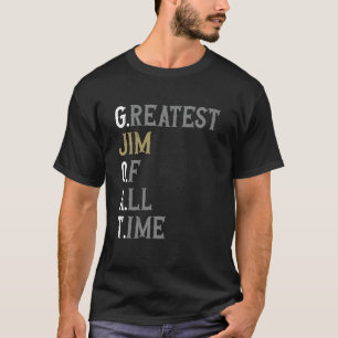 Camiseta Maior Jim de todos os tempos GOAT Jim