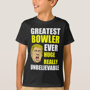 Camiseta Maior Jogador de Boliche Engraçado Presente de Bol