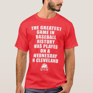 Camiseta Maior Jogo de Beisebol Foi Em Uma Quarta-Feira Em