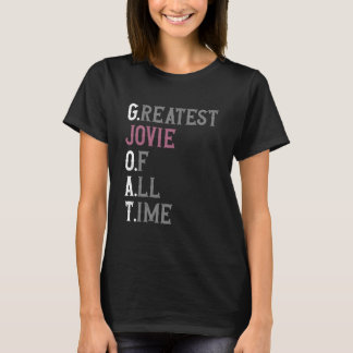 Camiseta Maior Jovie de todos os tempos GOAT Jovie