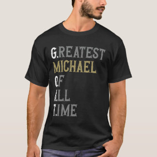 Camiseta Maior Michael de todos os tempos GOAT Michael