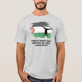 Camiseta Maior número de crianças amputadas per capita no m