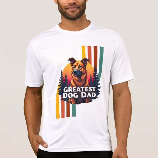 Camiseta Maior Pai de Cachorro (Frente)