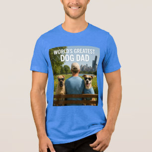 Camiseta Maior Pai de Cachorro do Mundo - Legal Crew Editio