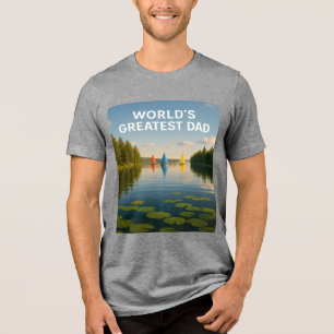 Camiseta Maior Pai do Mundo - Edição de Serenidade em velei