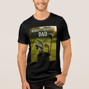 Camiseta Maior Pai do Mundo - Edição Golf Bag