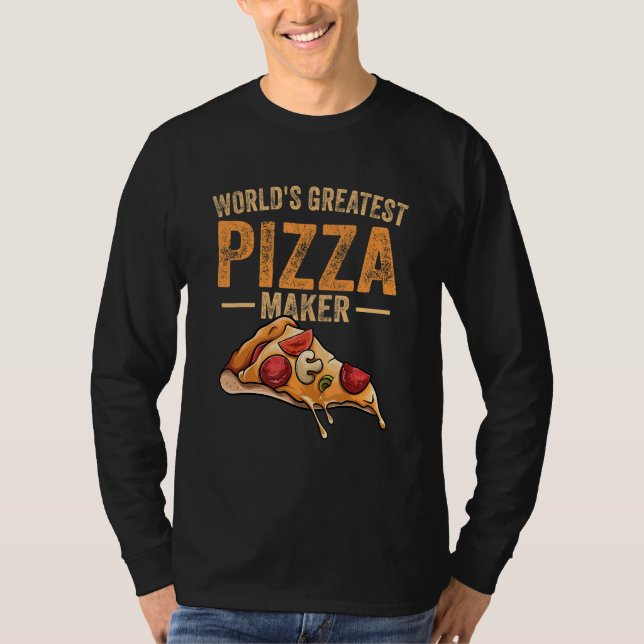 Camiseta Maior pizzaiolo do mundo (Frente)