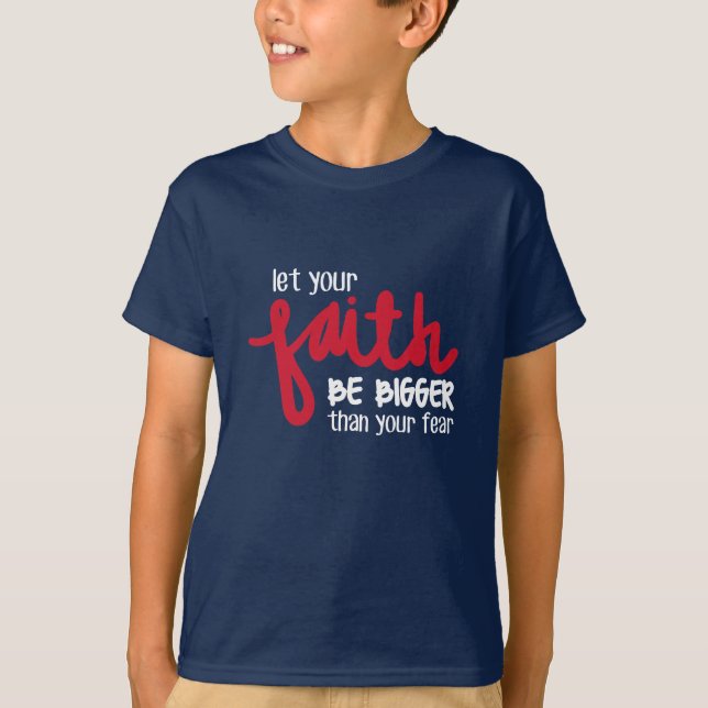 Camiseta Maior que o seu medo (Frente)