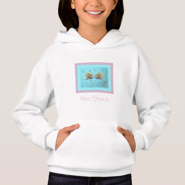 Camiseta Maiores Amigos Angélicos Whimsical (Frente)