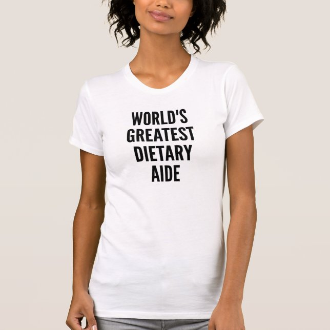Camiseta Maiores dietéticos no mundo (Frente)