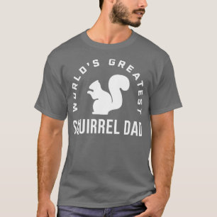 Camiseta Maiores Pais de esquilo Engraçados Homens de Esqui