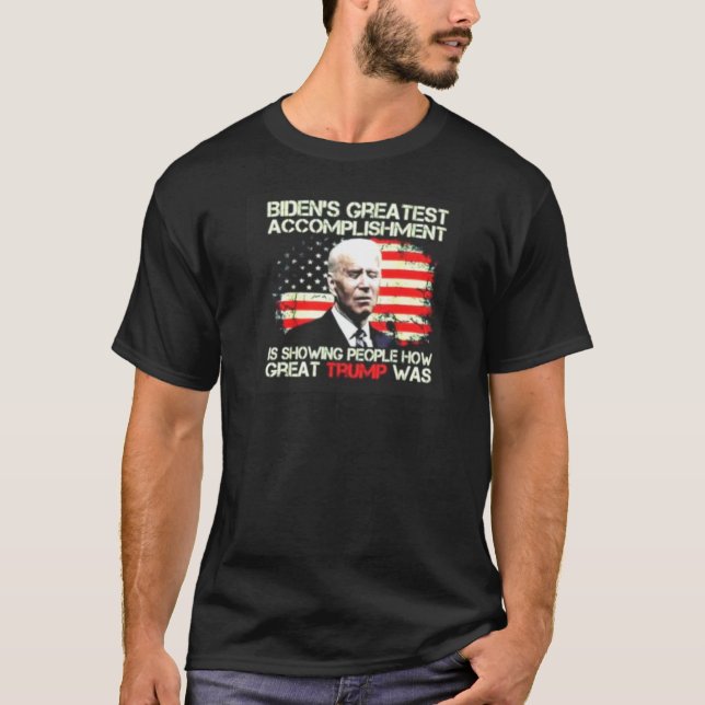 CAMISETA MAIORES REALIZAÇÕES DE BIDEN (Frente)