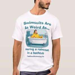 Camiseta Maiôs São Estranhos Humor de Chuva Banho