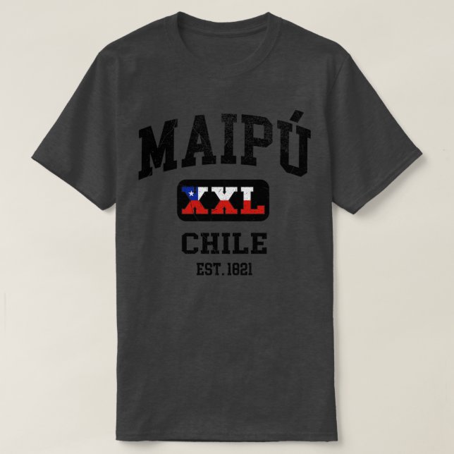 Camiseta Maipu Chile XXL design atlético (Frente do Design)