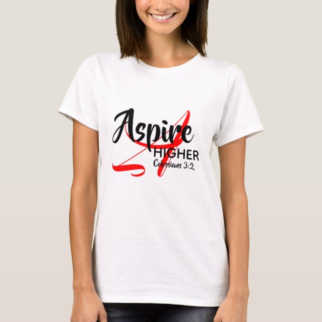 Camiseta MAIS ALTO ASPIRE Inspire Monograma Christian WHITE (Frente)