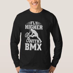 Camiseta Mais alto de Voo com BMX
