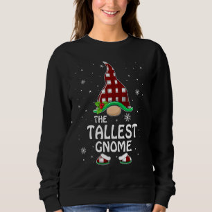 Camiseta Mais Alto Gnome Búfalo Xadrez Família Corresponden