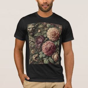 Camiseta Mais alto que Blooms - Vitoriano Gótico