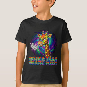 Camiseta Mais alto que girafa
