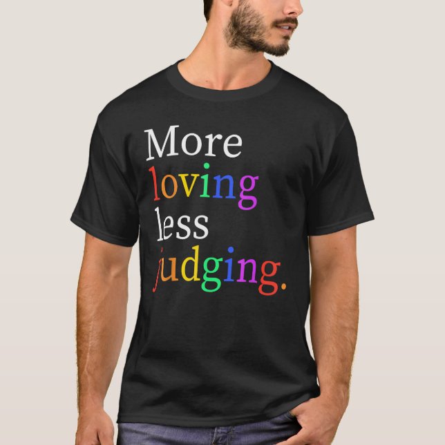 Camiseta Mais Amar Menos Julgando (Frente)