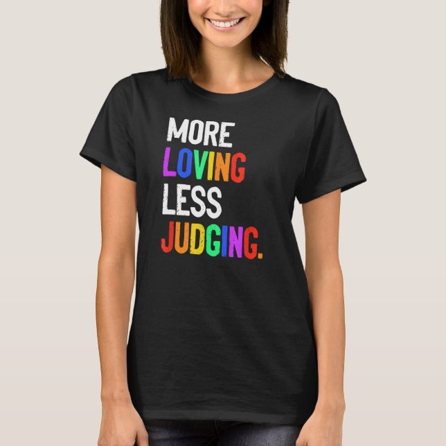 Camiseta Mais Amar Menos Julgando (Frente)