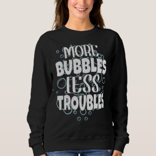 Camiseta Mais bolhas Menos problemas Soap Soapmakin caseiro