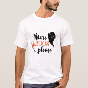 Camiseta Mais Boos Por Favor Legal Fantasma De Halloween