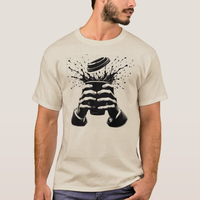 Camiseta Mais café? (Frente)