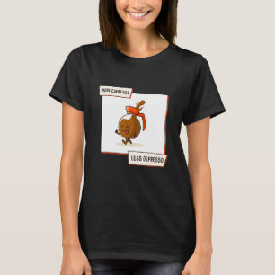 Camiseta Mais Café Expresso Menos Depresso Manhã Essencial