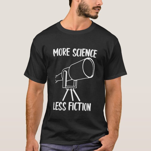 Camiseta Mais Ciência menos Ficção (Frente)