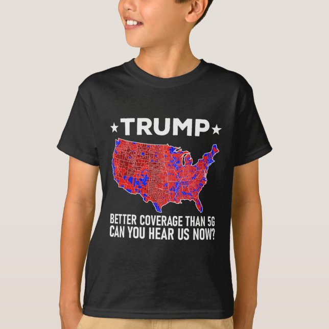Camiseta Mais Cobertura Do Que 5 g Pode Nos Ouvir Agora (Frente)