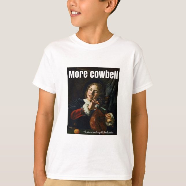 Camiseta Mais Cowbell (Frente)