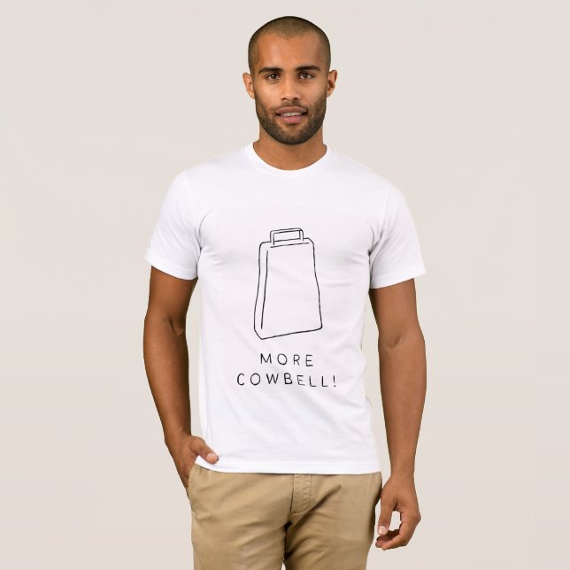 Camiseta Mais Cowbell (Frente Completa)