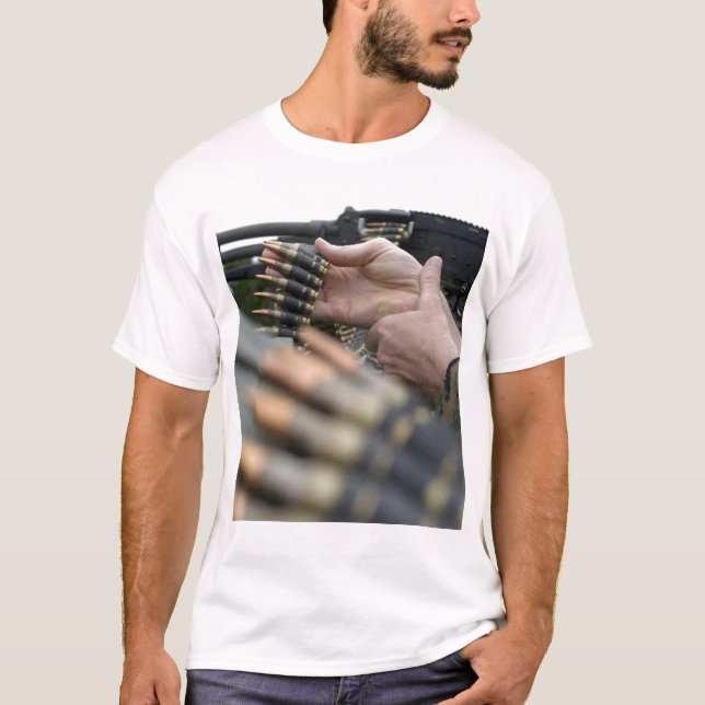 Camiseta Mais de 3.000 balas foram disparadas do M-240G (Frente)