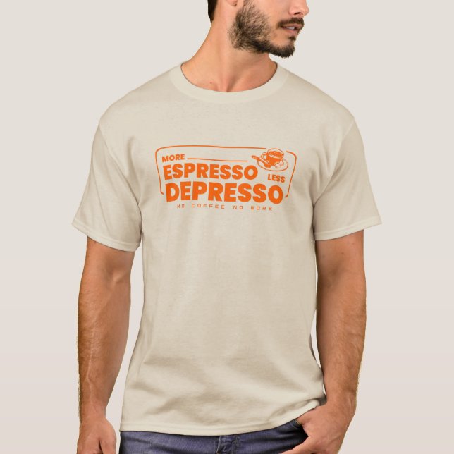Camiseta Mais depressão menos depressão (Frente)