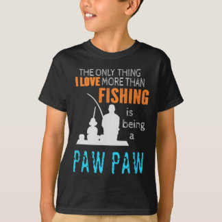 Camiseta Mais do que amor pesca Paw Paw avô especial 
