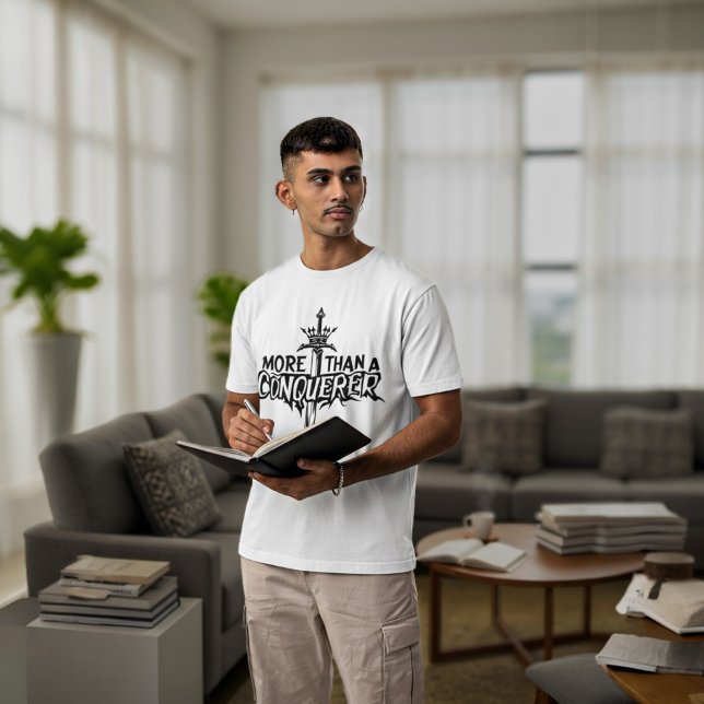 Camiseta Mais do que Conquistador  (Criador carregado)