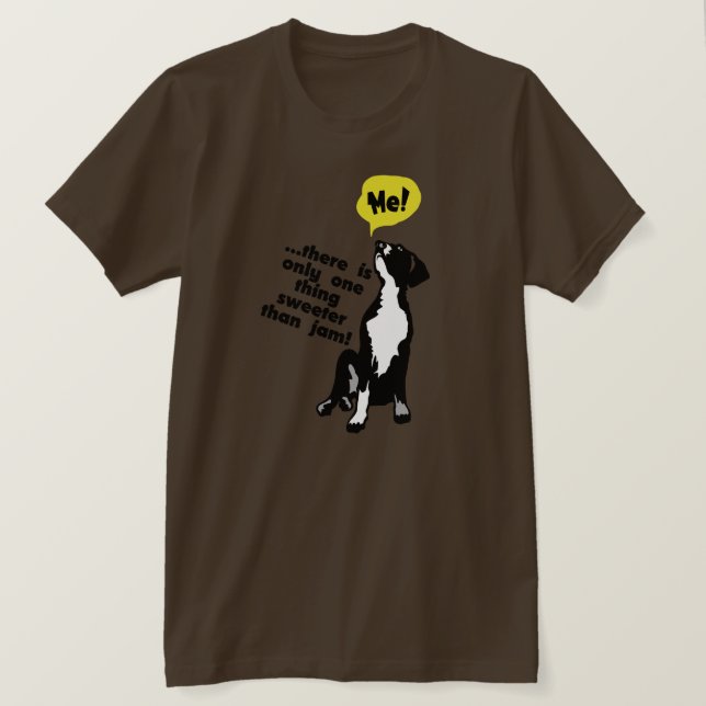 Camiseta Mais doce que geleia (Frente do Design)